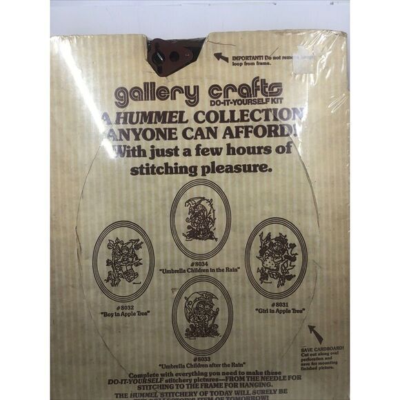 Hummel Stitchery Knitting Kit Yarn Included #8032 Boy in Apple Tree. Vintage - Picture 7 of 10